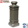 Aluminum sand casting foundry supply decorative aluminium lamp post base aluminium die casting led street light housing